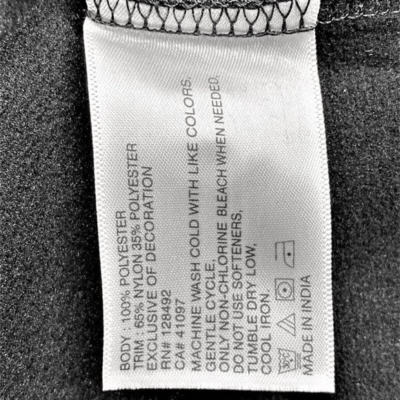 Greg Norman Pullover Men Sweater XL Button Mock Neck Long Sleeve Pocket Blk/Grey - Picture 11 of 12